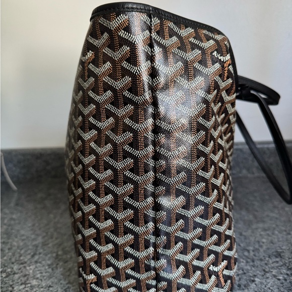 Goyard Brown and Black Tote Bag - Picture 6 of 16